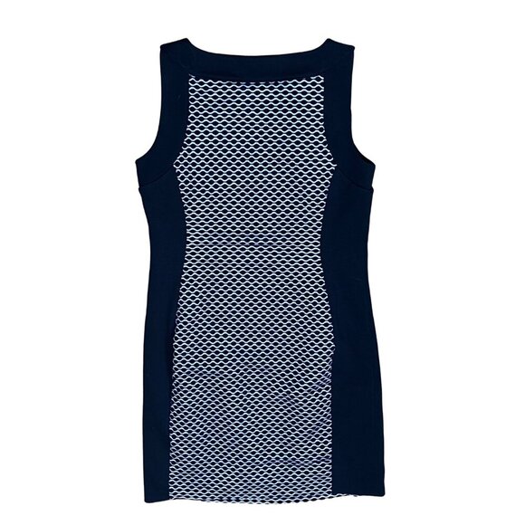 NWT CALVIN KLEIN DRESS size 12 SLEEVELESS STRETCH PATTERNED DATE OR WORK - Picture 3 of 4